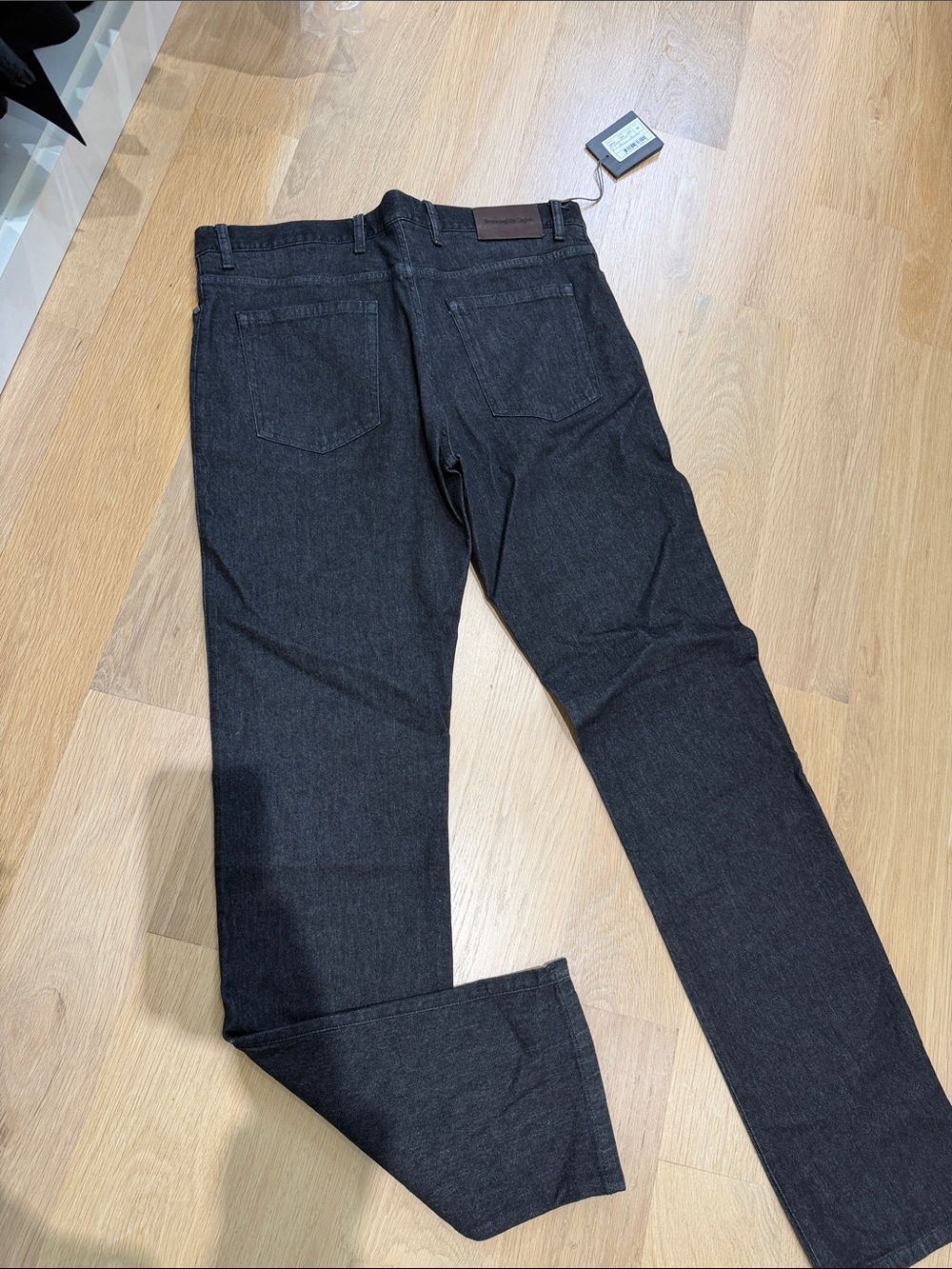 Ermenegildo Zegna 5 pocket dark wash jeans 34R (36x34) NWT - Picture 8 of 10